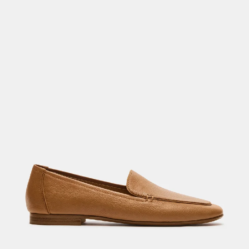 Men's loafers in a neutral color like black or brownFITZ TAN LEATHER