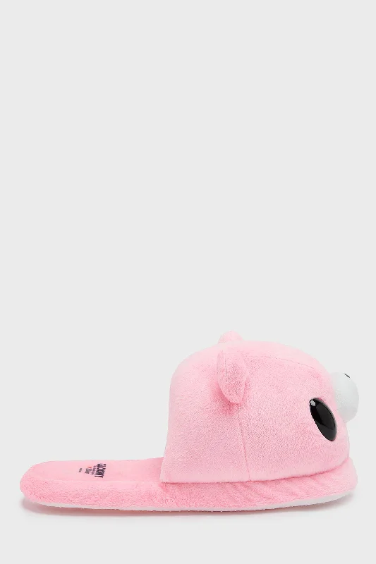 Men's slippers with a stretchy side panel for a better fitGloomy Bear Slippers