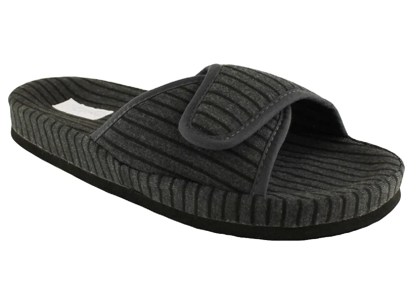 Men's slippers with a breathable fabric upperGrosby Scott Mens Indoor Slippers