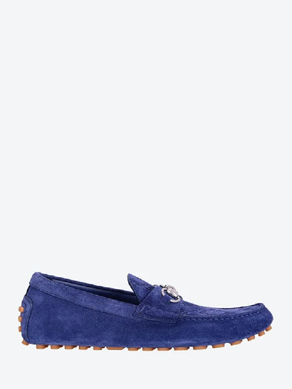 Men's loafers with a pointed toe for a stylish appearanceByorn driver suede gg loafers