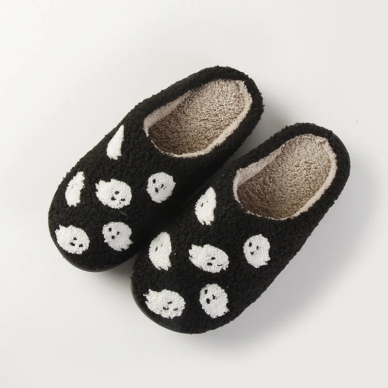 Men's slippers with a decorative pom - pom or tasselHalloween Cute Slippers