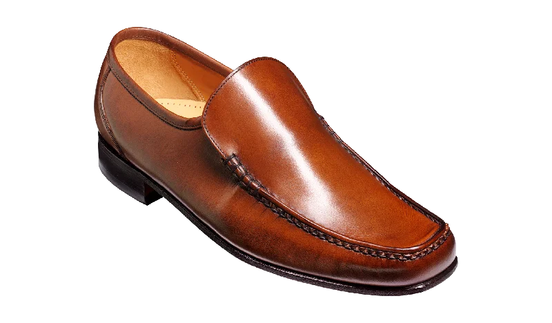 Slip - on men's loafers for easy wearJavron - Brown Burnished Calf