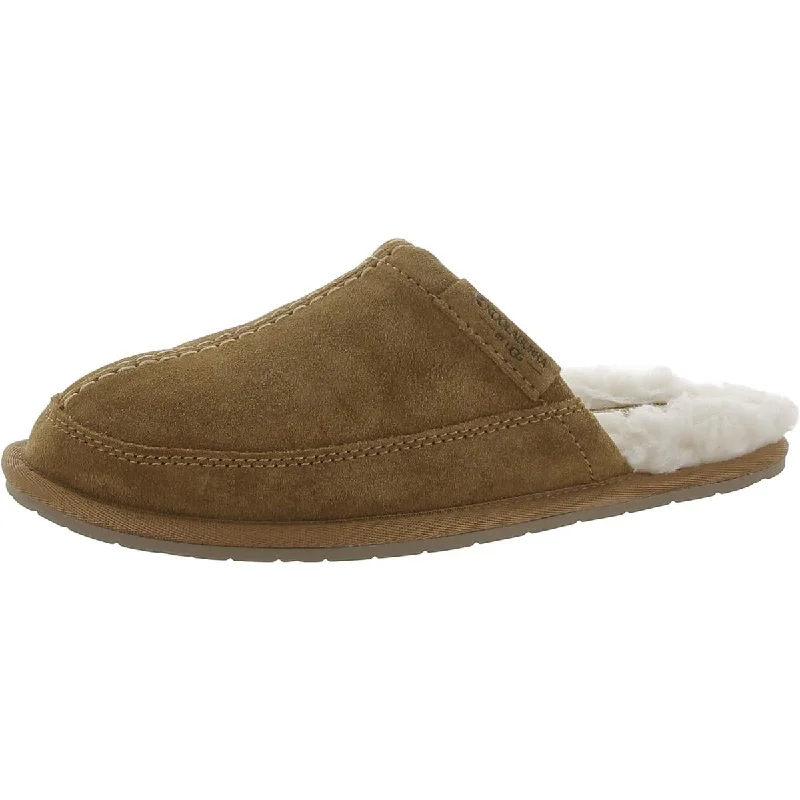Men's slippers with a breathable fabric upperKoolaburra Mens Kolson Suede Scuff Slippers Men's slippers with a breathable fabric upperKoolaburra Mens Kolson Suede Scuff Slippers