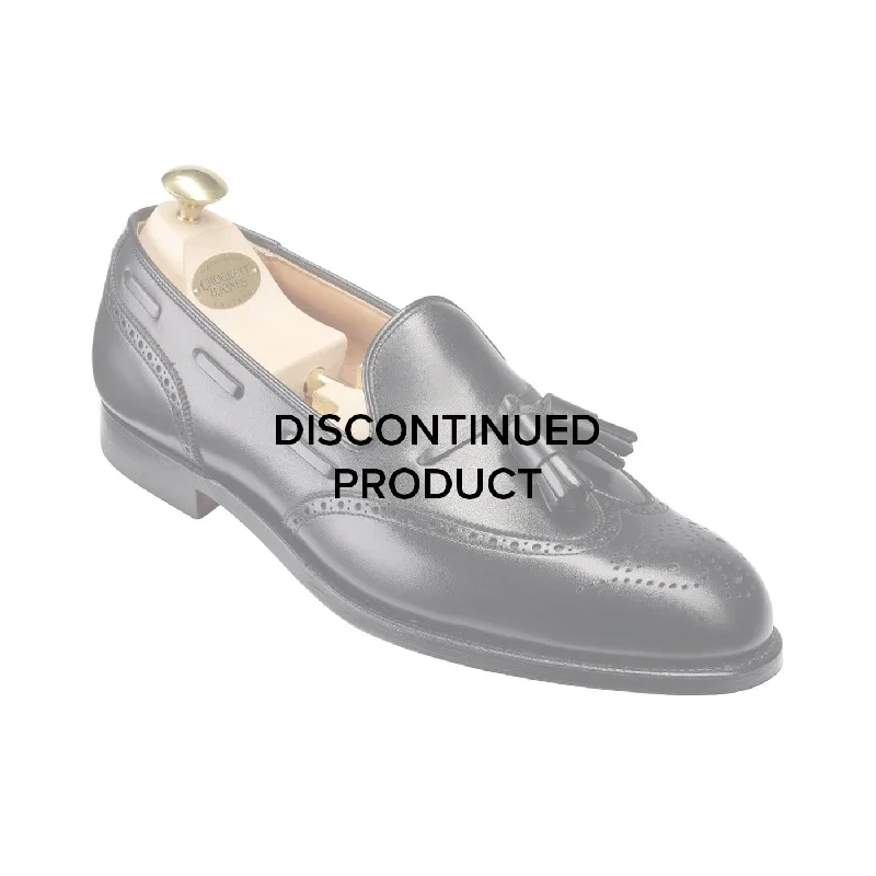 Men's loafers with a decorative buckleLichfield Black Calf