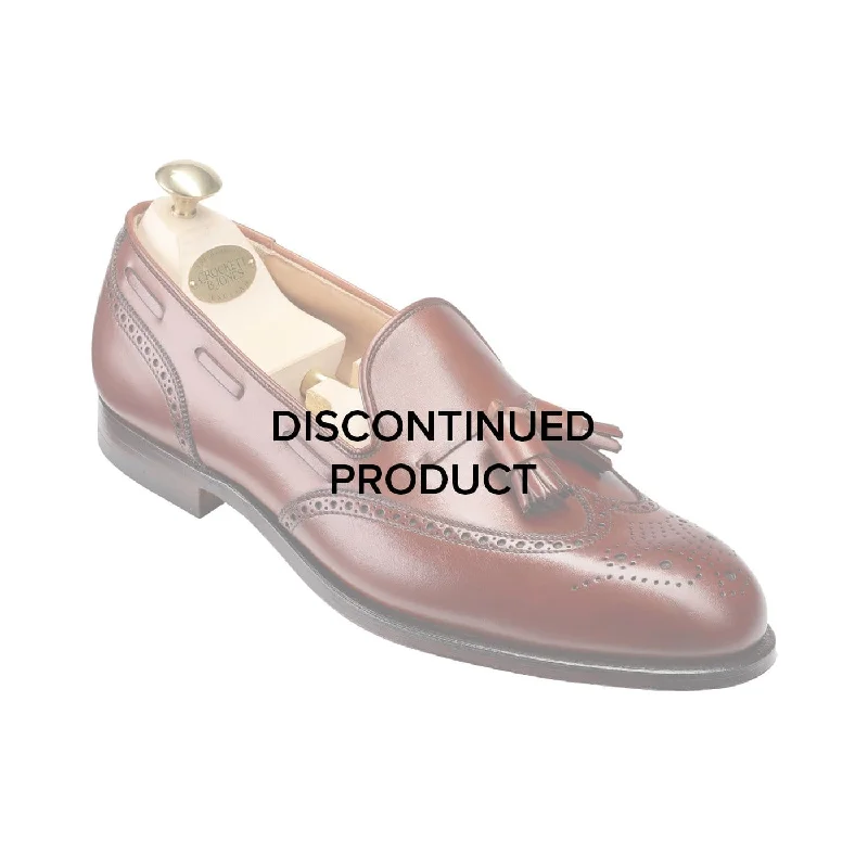 Men's leather loafers with a penny slotLichfield Chestnut Burnished Calf