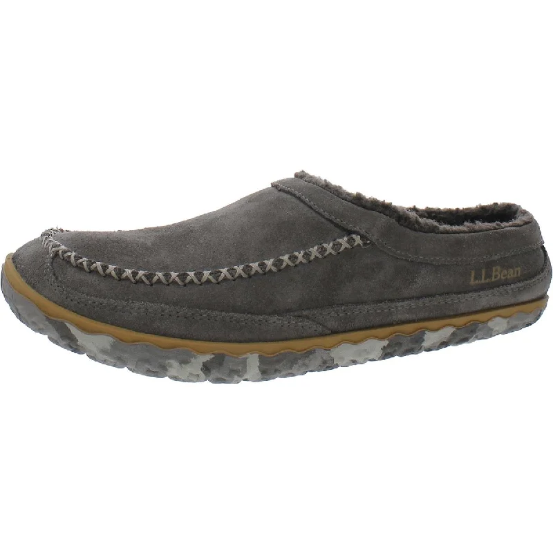 Men's slippers with a wool blend upper for warmthLL Bean Mens Cushioned Footbed Scuff Slippers Men's slippers with a wool blend upper for warmthLL Bean Mens Cushioned Footbed Scuff Slippers
