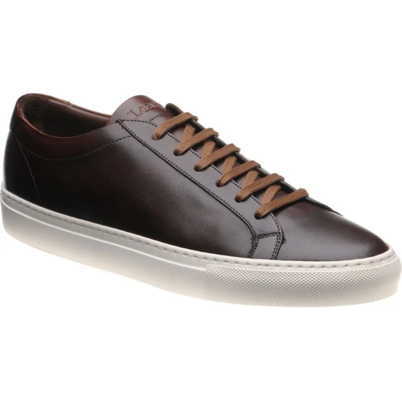 Men's casual shoes with a flexible rubber outsoleLOAKE  Sprint - Leather Sneakers -  Dark Brown