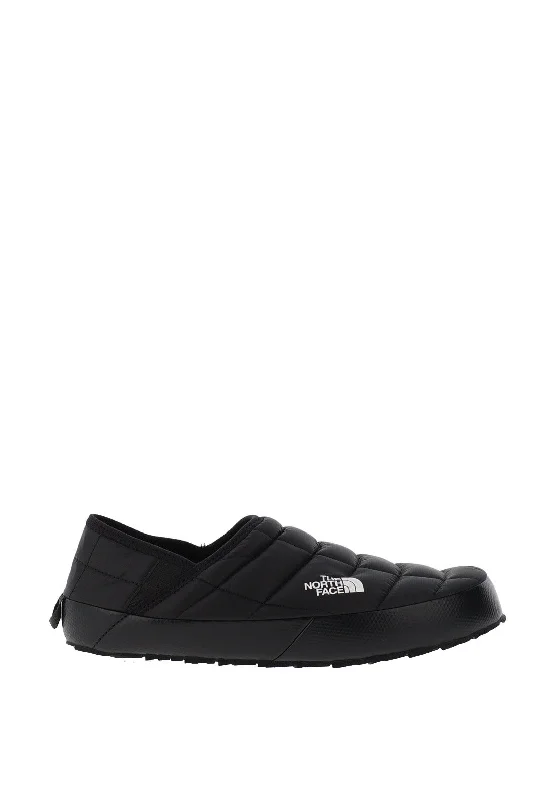 Men's slippers with a removable insole for cleaningThe North Face Men’s Thermoball Slippers, TNF Black
