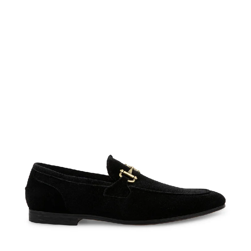 Slip - on men's loafers for easy wearMADLYY BLACK VELVET