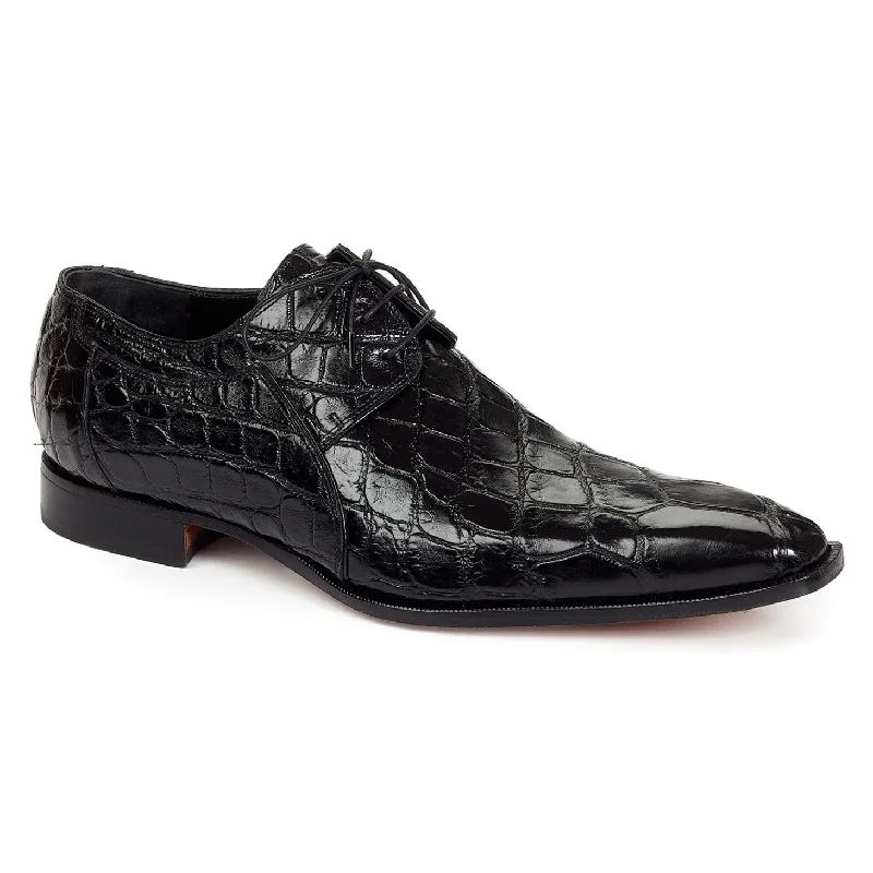 Men's Oxford shoes with a buckle closure and a pointed toeMauri Sipario 1085 Black Genuine All-Over Body Alligator Oxford Dress Shoes Men's Oxford shoes with a buckle closure and a pointed toeMauri Sipario 1085 Black Genuine All-Over Body Alligator Oxford Dress Shoes