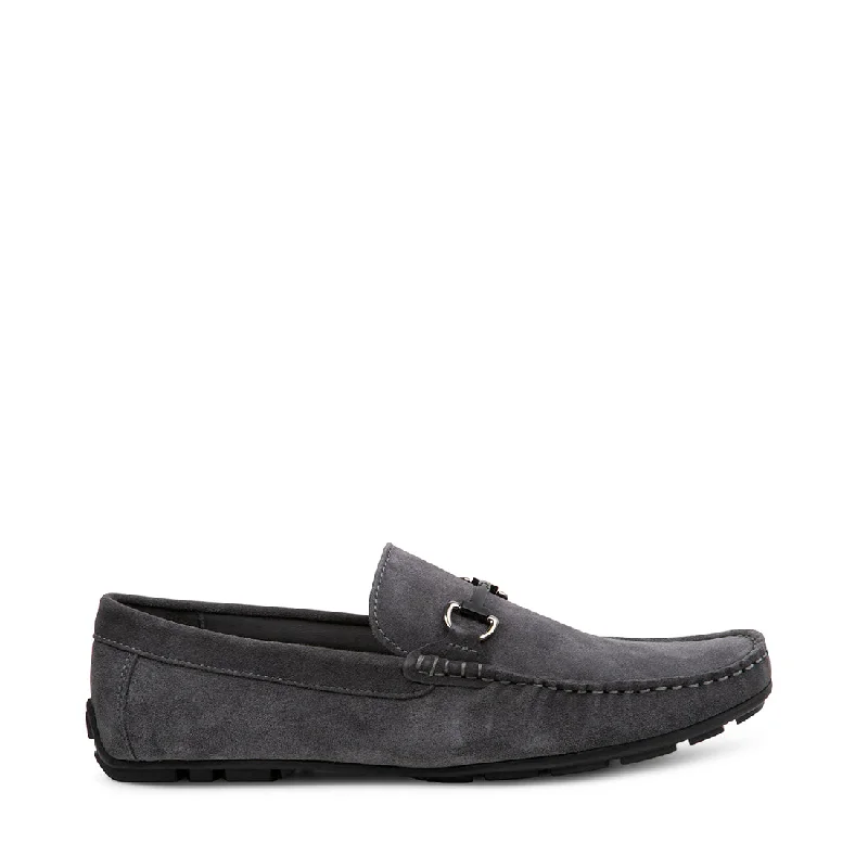 Men's loafers with a cushioned footbedMAURIE GREY SUEDE