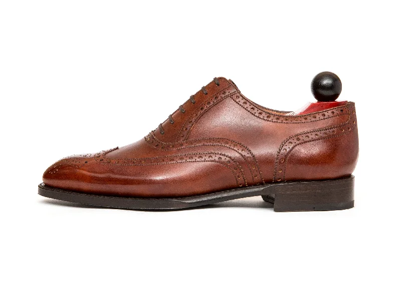 Men's Oxford shoes with a shock - absorbing insole and a leather liningMcClure - MTO - Gold Museum Calf - NGT Last - Single Leather Sole Men's Oxford shoes with a shock - absorbing insole and a leather liningMcClure - MTO - Gold Museum Calf - NGT Last - Single Leather Sole