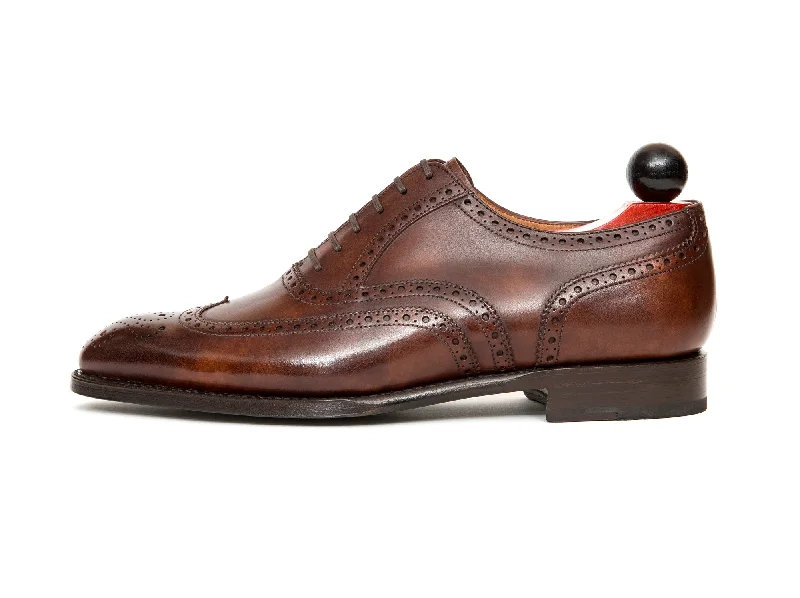Men's Oxford shoes with a leather lining for breathabilityMcClure - MTO - Walnut Museum Calf - NGT Last - Single Leather Sole Men's Oxford shoes with a leather lining for breathabilityMcClure - MTO - Walnut Museum Calf - NGT Last - Single Leather Sole
