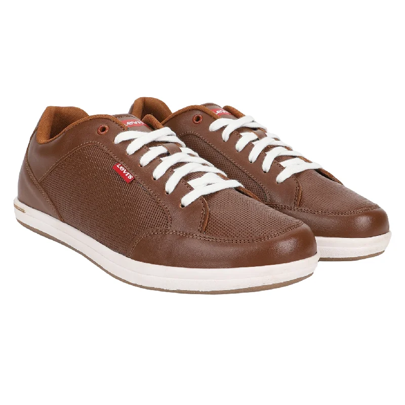 Men's casual shoes with a geometric patternMen's Brown Shoes