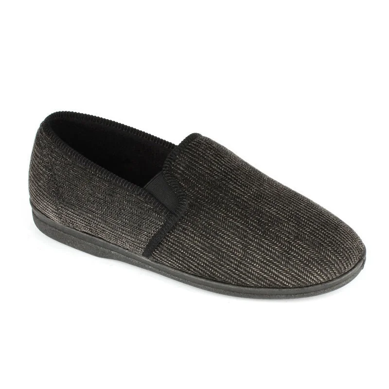 Men's slippers with a stretchy side panel for a better fitMens Norman Clinic Double Gore