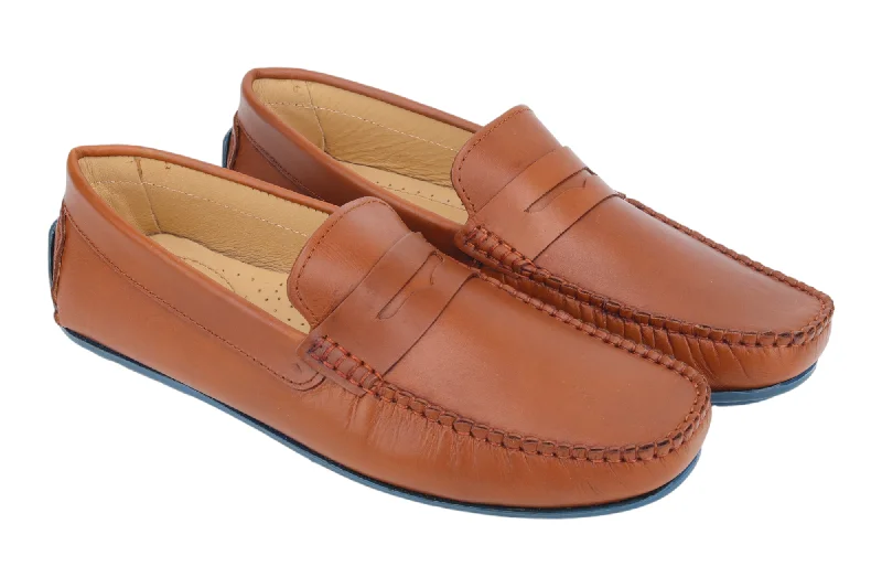 Men's loafers with a cushioned footbedMens Premium leather loafer Shoe 910201