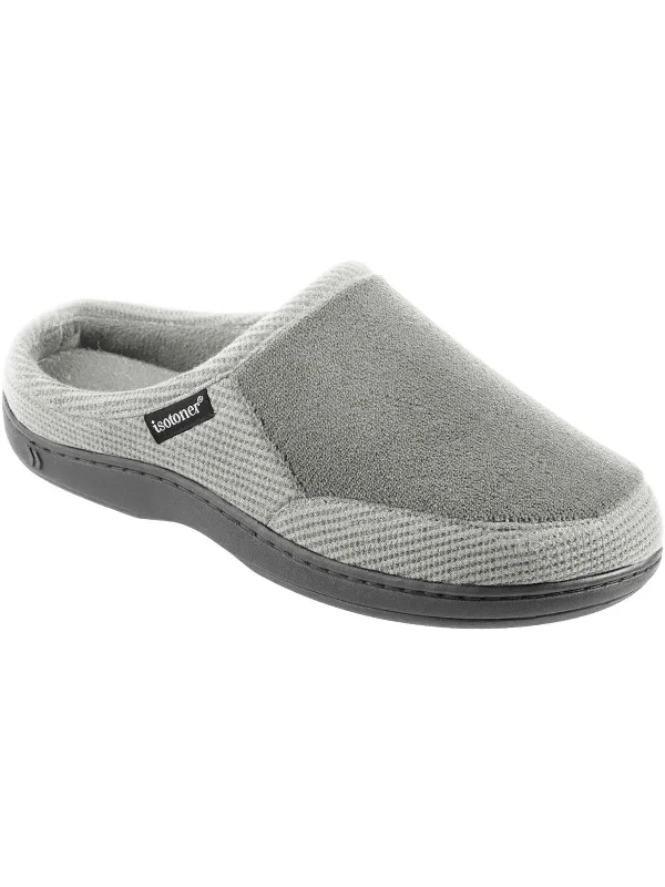 Men's slippers with a rubber sole for outdoor useMens Slip On Memory Foam Slide Slippers