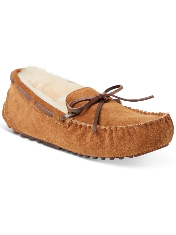 Leather men's slippers with a mule styleMens Suede Slip On Slide Slippers