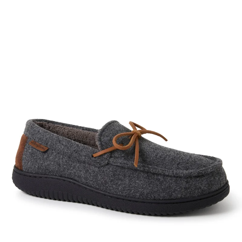 Men's slippers with a pointed toe for a stylish appearanceMen's Woodstock Wool Blend Energy Return Moccasin Slippers Men's slippers with a pointed toe for a stylish appearanceMen's Woodstock Wool Blend Energy Return Moccasin Slippers