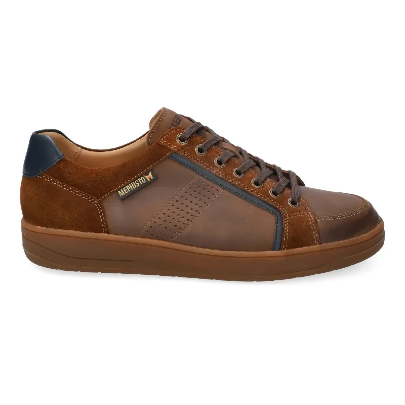 Men's Oxford shoes with a shock - absorbing insole and a leather liningMephisto Men's Harrison Tobacco Men's Oxford shoes with a shock - absorbing insole and a leather liningMephisto Men's Harrison Tobacco