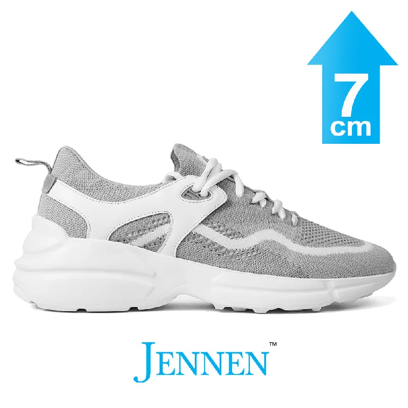 Men's casual shoes with a thick sole for added heightMr. Gervais 7cm | 2.8 inches Lightweight Running Style Sneakers