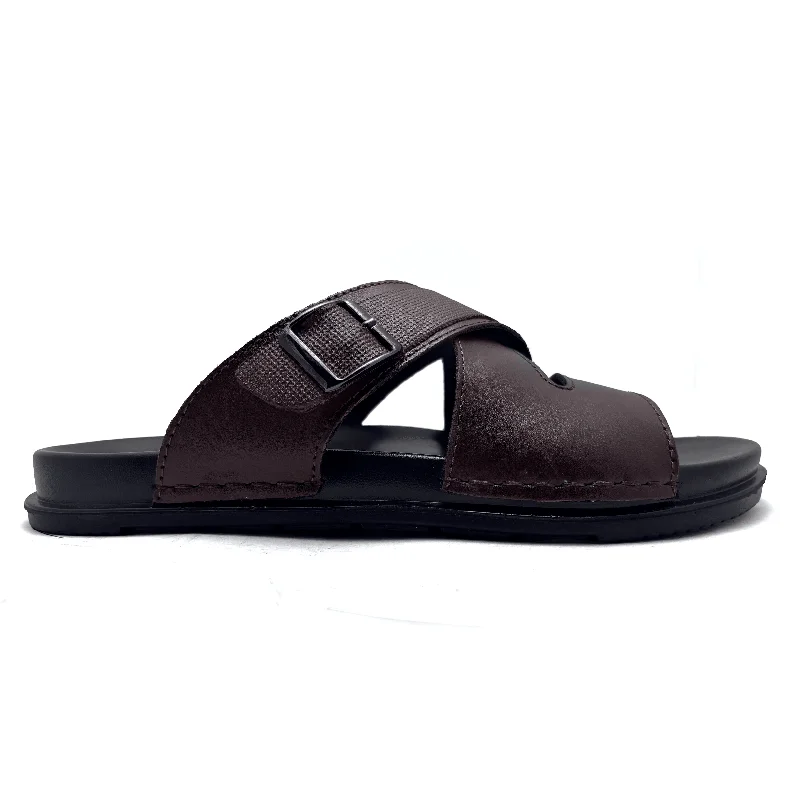 Men's slippers with a stretchy side panel for a better fitMustard Casual Slipper