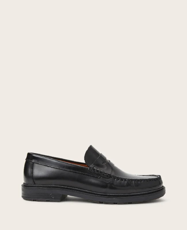 Men's loafers with a rubber sole for durabilityGENTLE SOULS - Myles Leather Penny Loafer