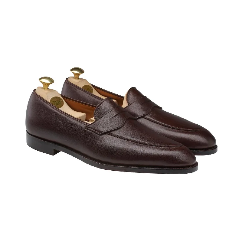 Men's loafers with a cushioned footbedNice Dark Brown Milled Calf