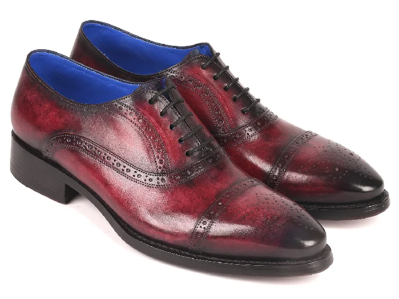 Men's Oxfords with a padded collar for a comfortable fitPaul Parkman Bordeaux Burnished Goodyear Welted Cap Toe Oxford Shoes (ID#79BRD68) Men's Oxfords with a padded collar for a comfortable fitPaul Parkman Bordeaux Burnished Goodyear Welted Cap Toe Oxford Shoes (ID#79BRD68)