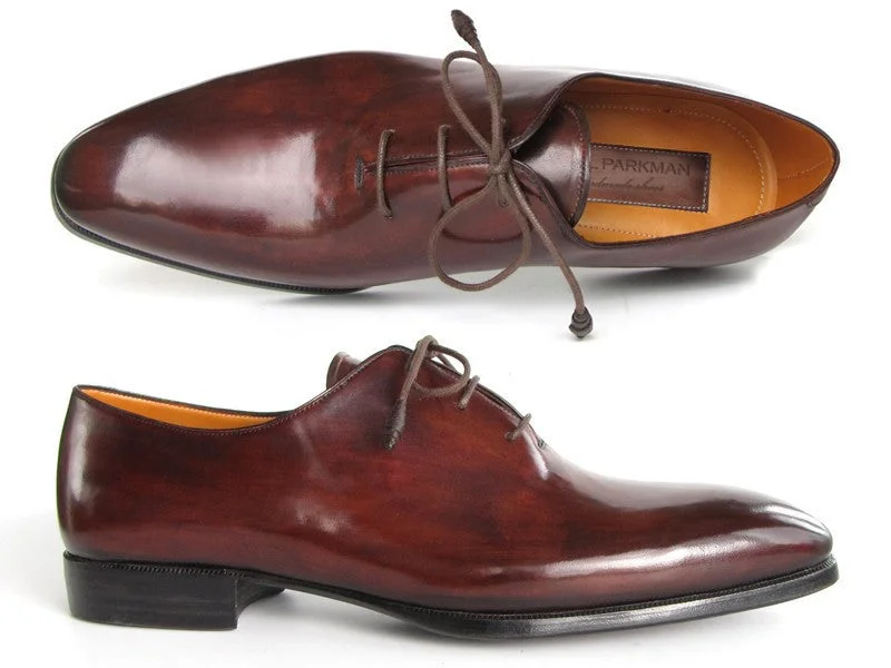Brogue - perforated men's Oxfords for a traditional lookPaul Parkman Men's Oxford Dress Shoes Brown&Bordeaux (ID#22T55) Brogue - perforated men's Oxfords for a traditional lookPaul Parkman Men's Oxford Dress Shoes Brown&Bordeaux (ID#22T55)