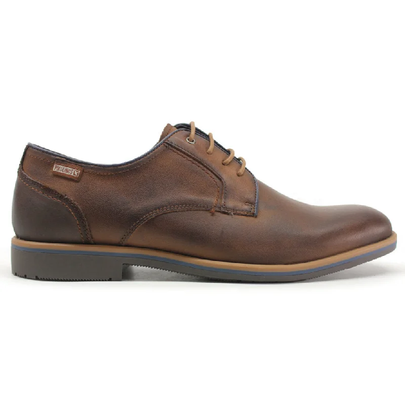 Leather men's casual shoes with a scuffed finishLeon Calfskin Leather Men's Casual Shoes