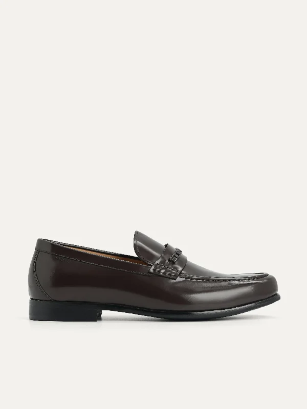 Men's loafers with a smooth leather finishIcon Leather Penny Loafers