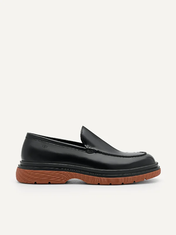 Men's loafers with a flexible sole for easy movementPEDRO Icon Leather Loafers