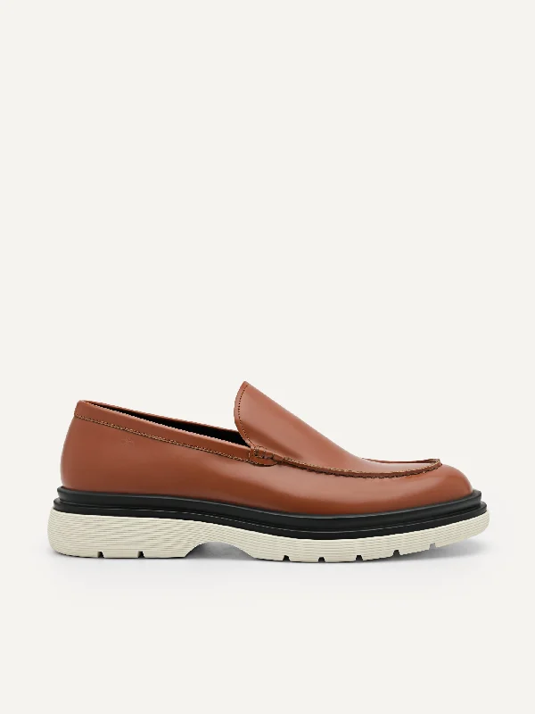 Men's loafers with a rubber sole for durabilityPEDRO Icon Leather Loafers