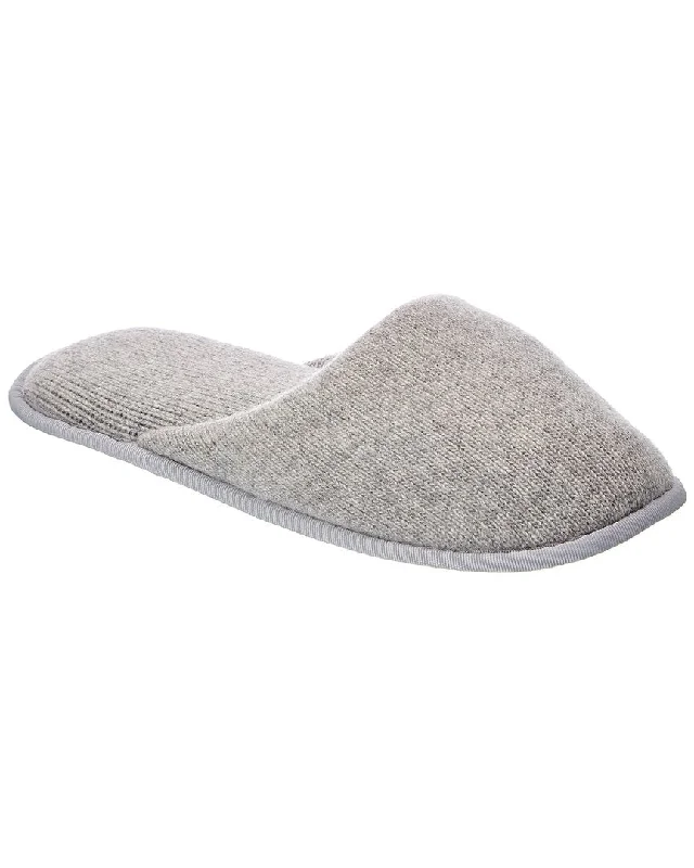 Men's slippers with a leather sole for a classic lookPortolano Cashmere Slipper