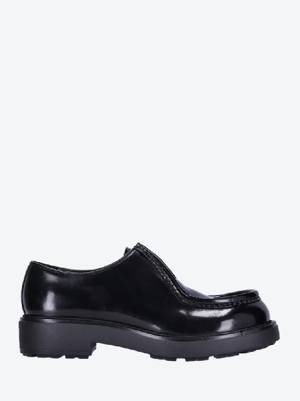 Men's loafers with a leather lining for comfortBrushed leather loafers