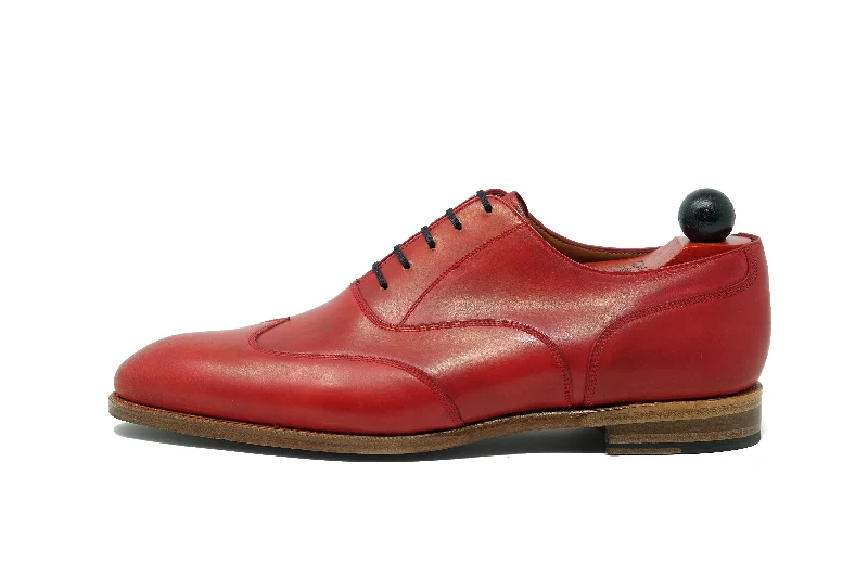 Men's Oxford shoes with a polished leather finishPullman - MTO - Unfinished Red Calf - NGT Last - Natural Single Leather Sole Men's Oxford shoes with a polished leather finishPullman - MTO - Unfinished Red Calf - NGT Last - Natural Single Leather Sole