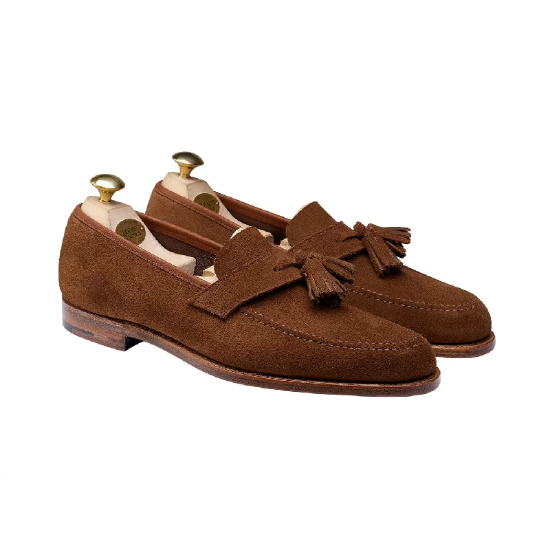 Men's loafers in a neutral color like black or brownSolent Snuff Suede