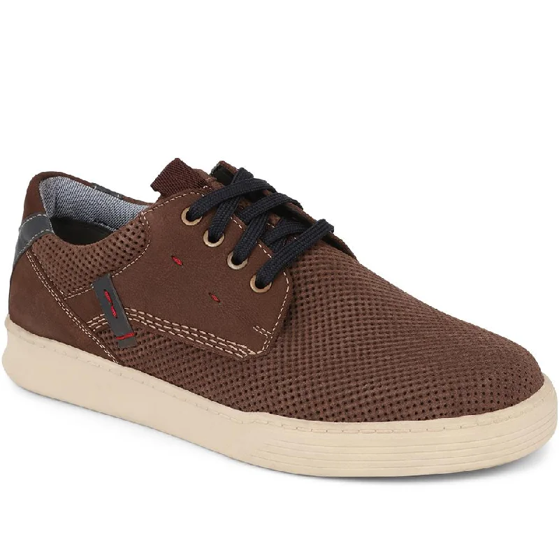 Loafers - style men's casual shoes for a relaxed vibeSuede Lace-Up Trainers  - PARK39001 / 324 896