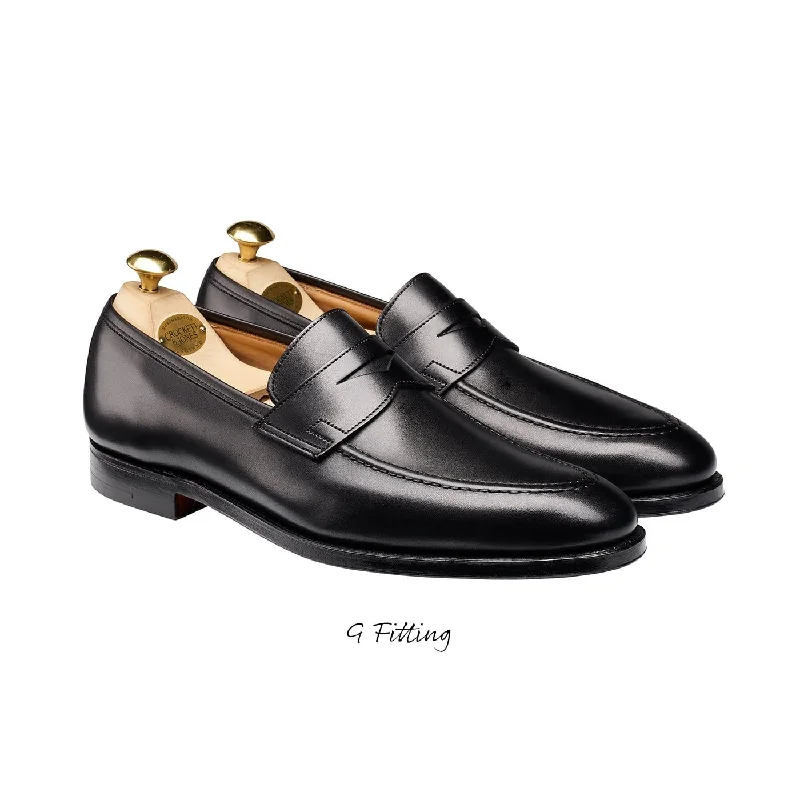 Men's loafers in a neutral color like black or brownSydney Black Calf (G Fitting)