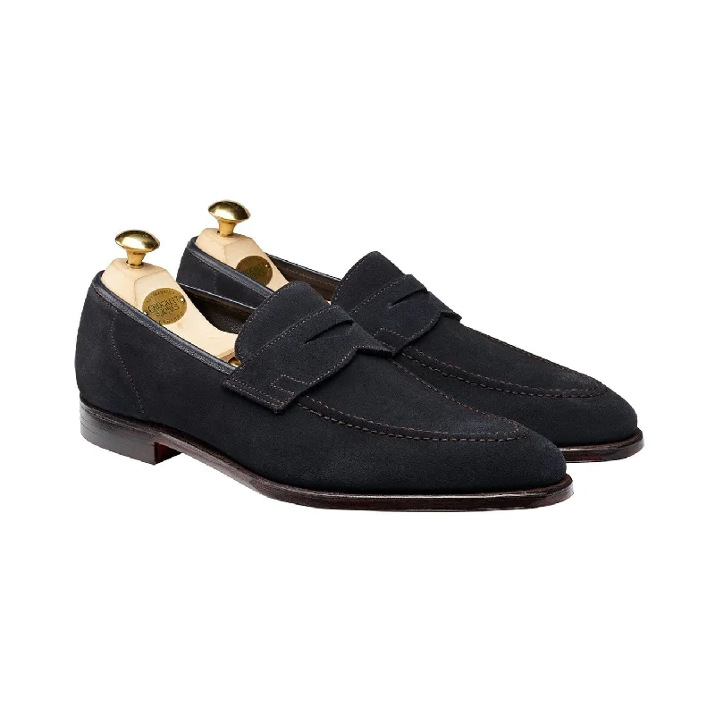 Men's loafers with a flexible sole for easy movementTeign Navy Suede