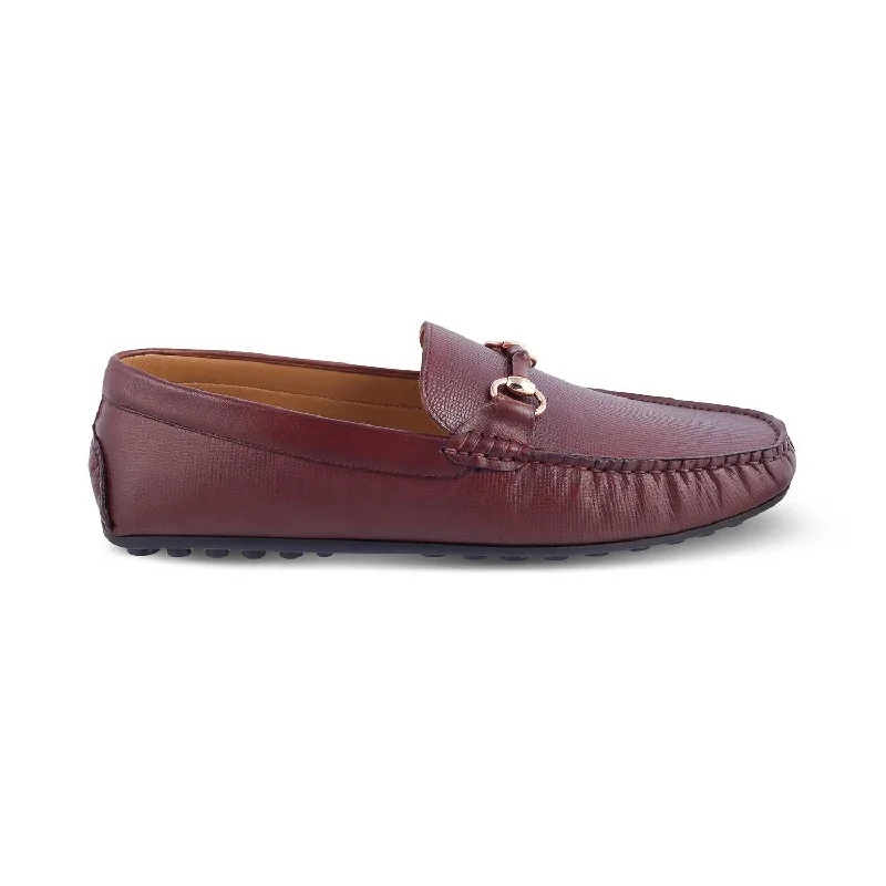 Men's loafers with a leather lining for comfortThe Mills Tan Men's Leather Driving Loafers Tresmode