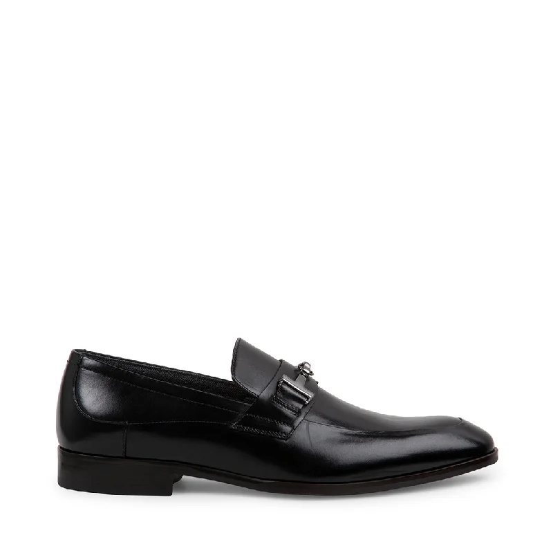 Men's loafers in a neutral color like black or brownVALON BLACK LEATHER