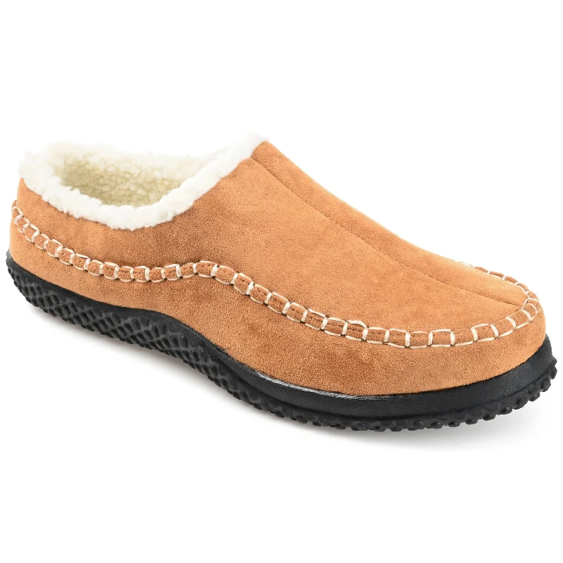 Men's slippers with a breathable fabric upperVance Co. Godwin Moccasin Clog Slipper