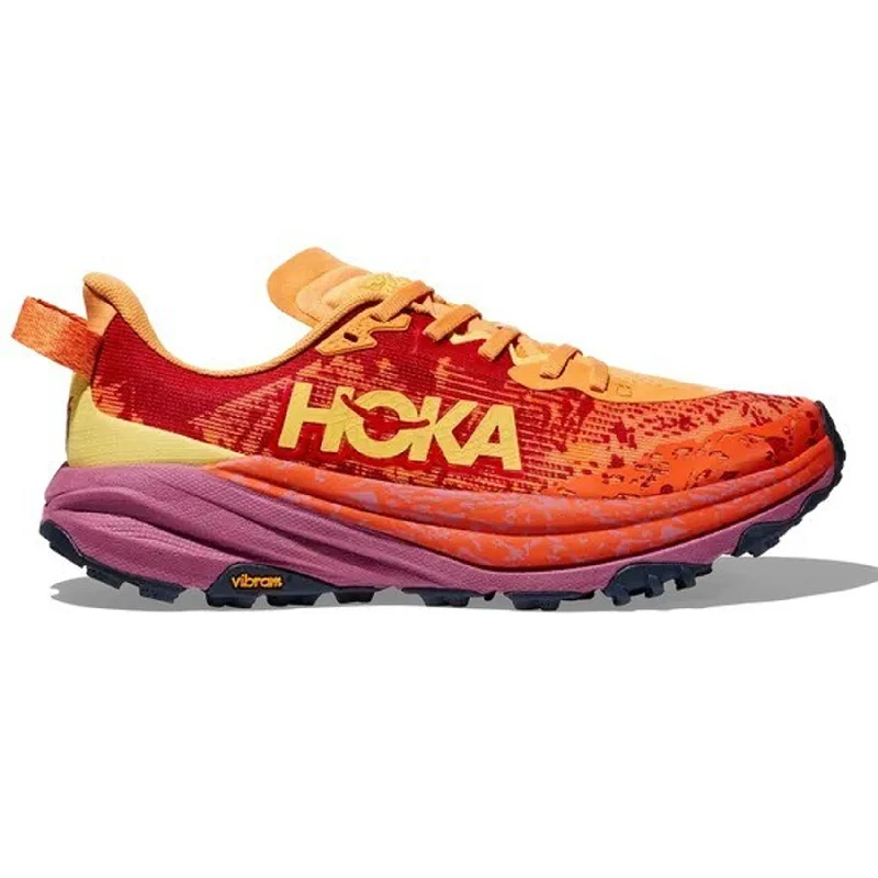 Men's running shoes with a supportive midfoot strapMens Hoka Speedgoat 6 (Wide)