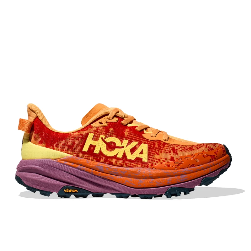 Men's running shoes with a speed - lacing systemMen's Hoka Speedgoat 6