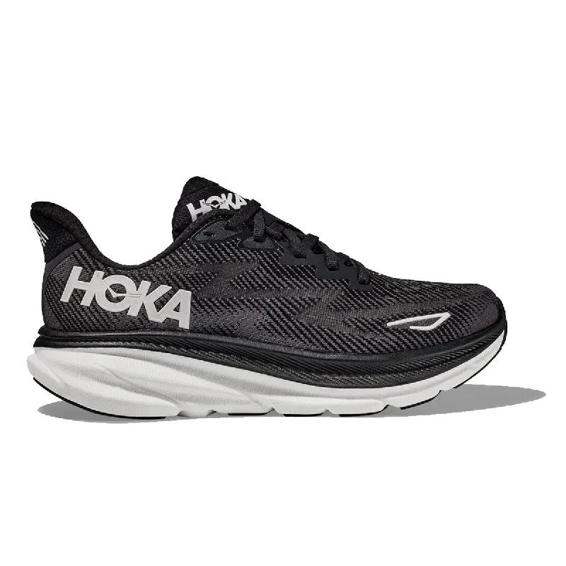 Men's lightweight running shoes with a mesh upperClifton 9 - Black/White