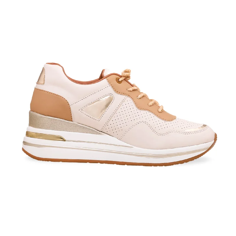 Men's sneakers in a bold color like neon greenBeige Casual Sneaker AT7294