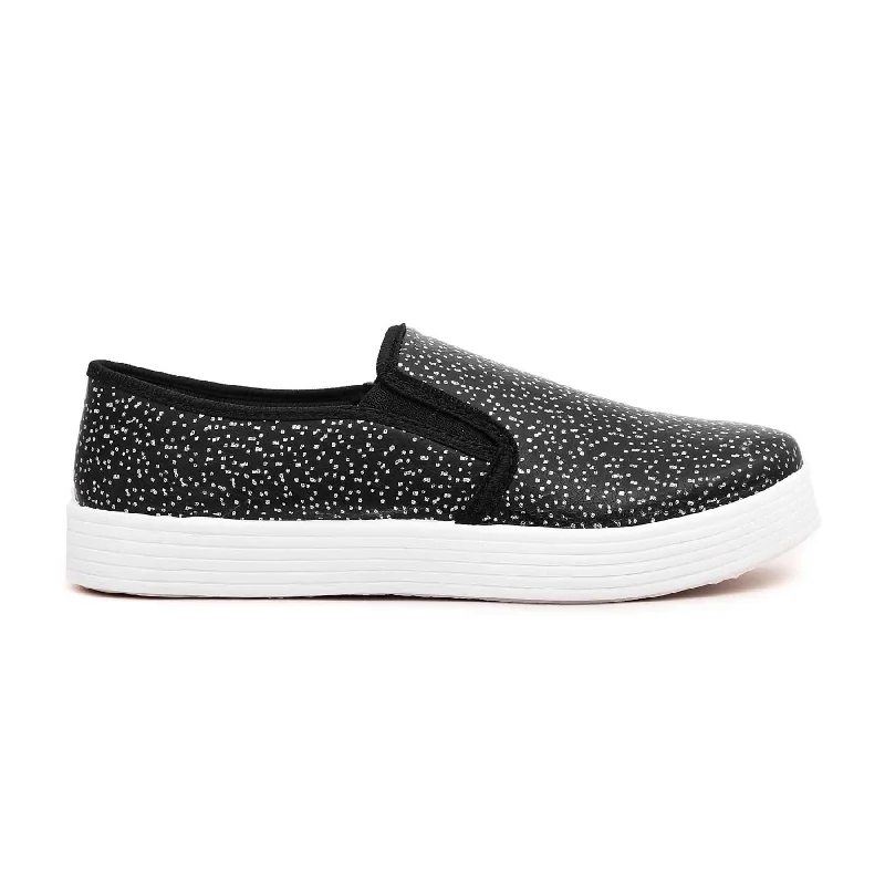 Running - inspired men's sneakers with a breathable meshBlack Slip On Sneaker At9093