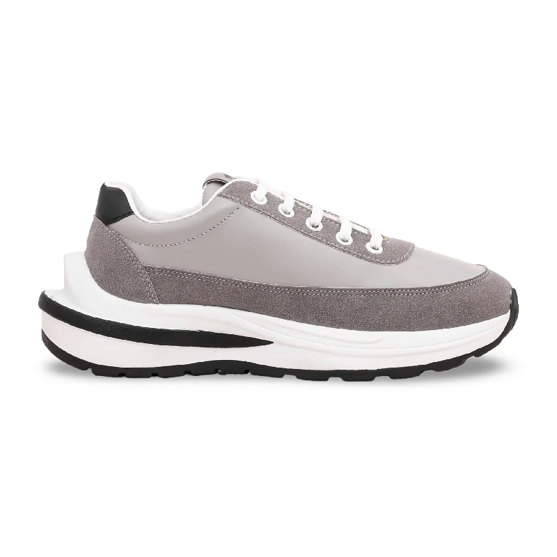 Men's sneakers with a shock - absorbing insoleGrey Running Jogger AT8090